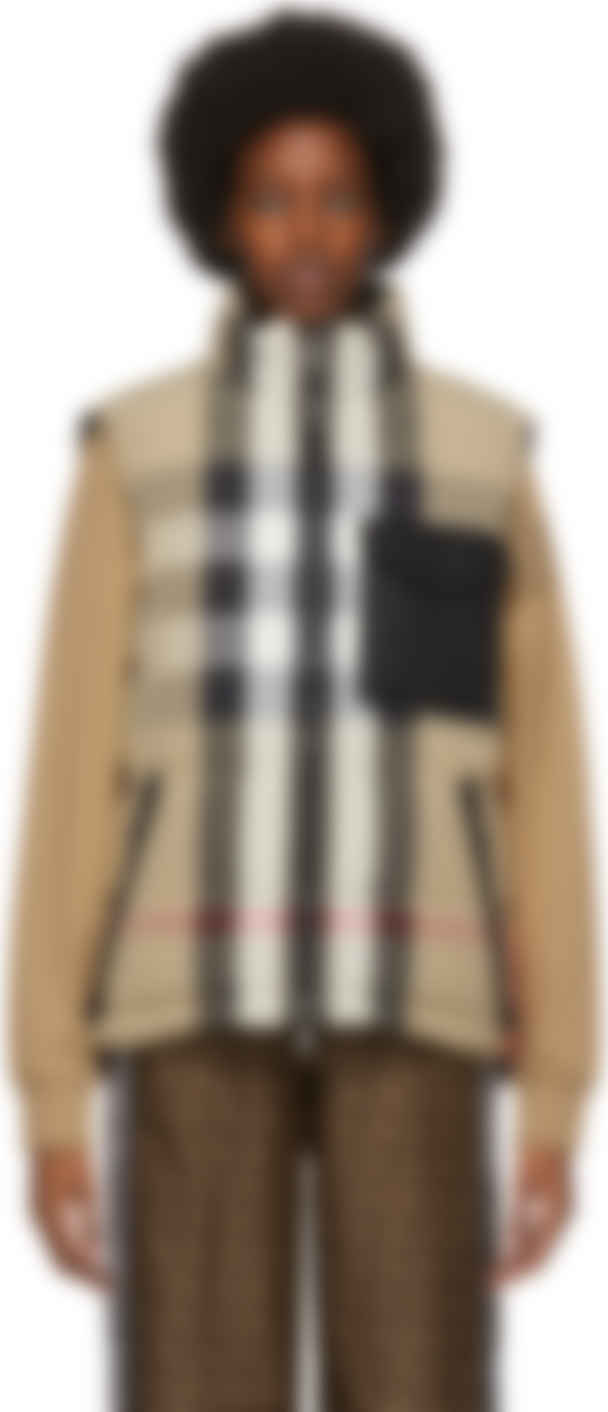 burberry down vest