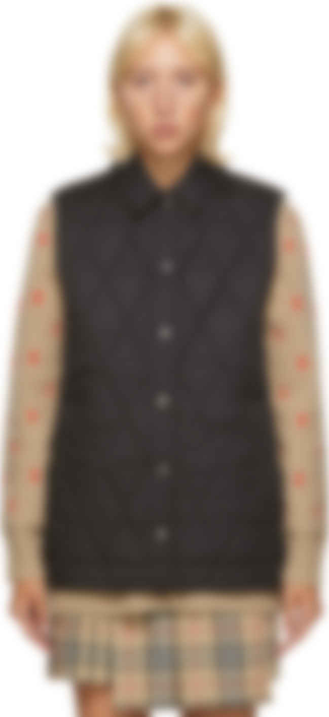 vest burberry