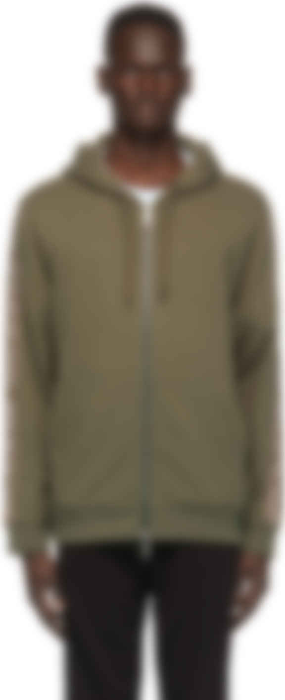 green burberry hoodie