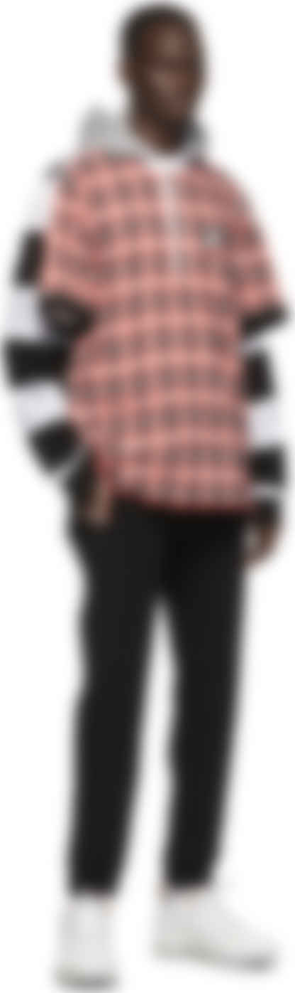 burberry black and red shirt