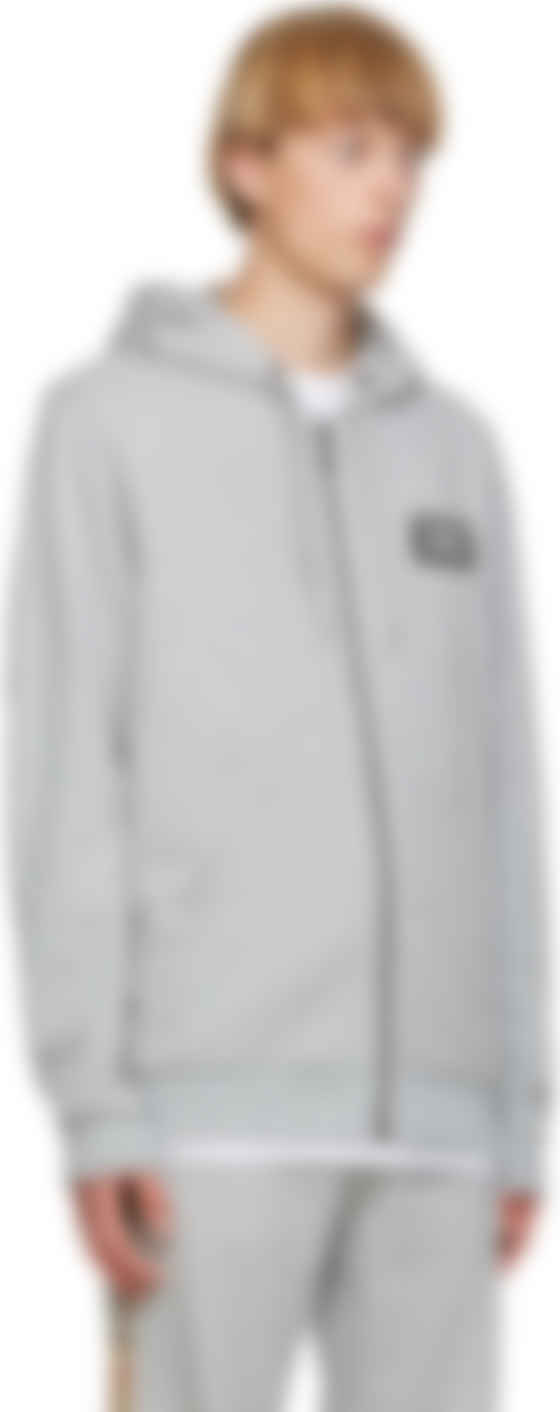 burberry hoodie gray