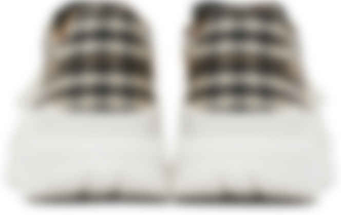 burberry beige check regis sneakers