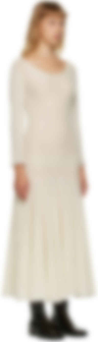 white cashmere dress