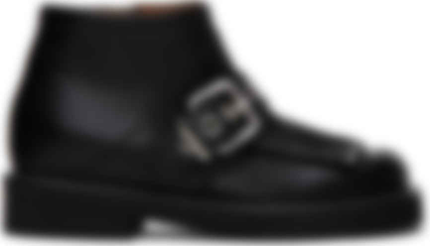 black tassel ankle boots