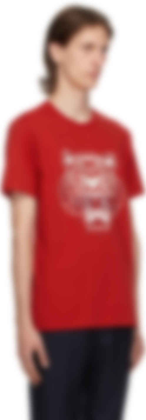 kenzo t shirt red tiger