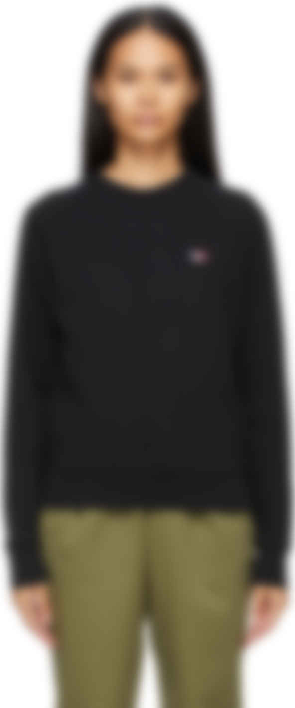 sweatshirt tricolor fox patch