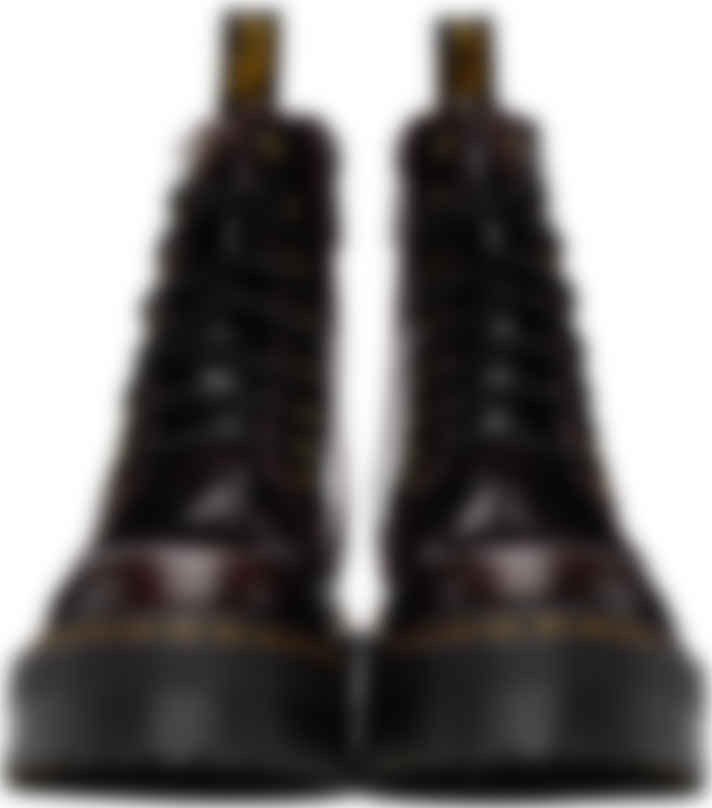 dr martens maroon boots