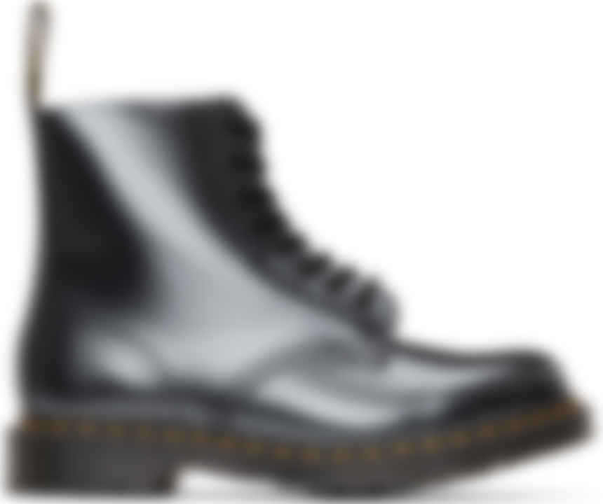 dr martens silver pascal