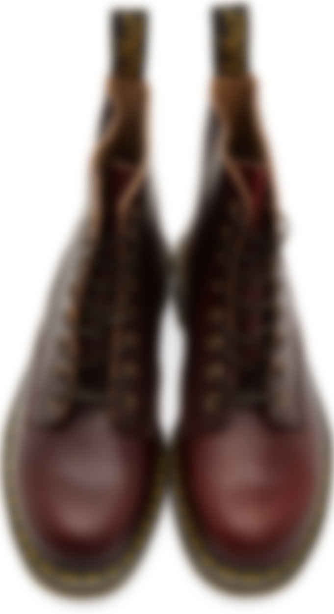 burgundy dr martens chelsea boots