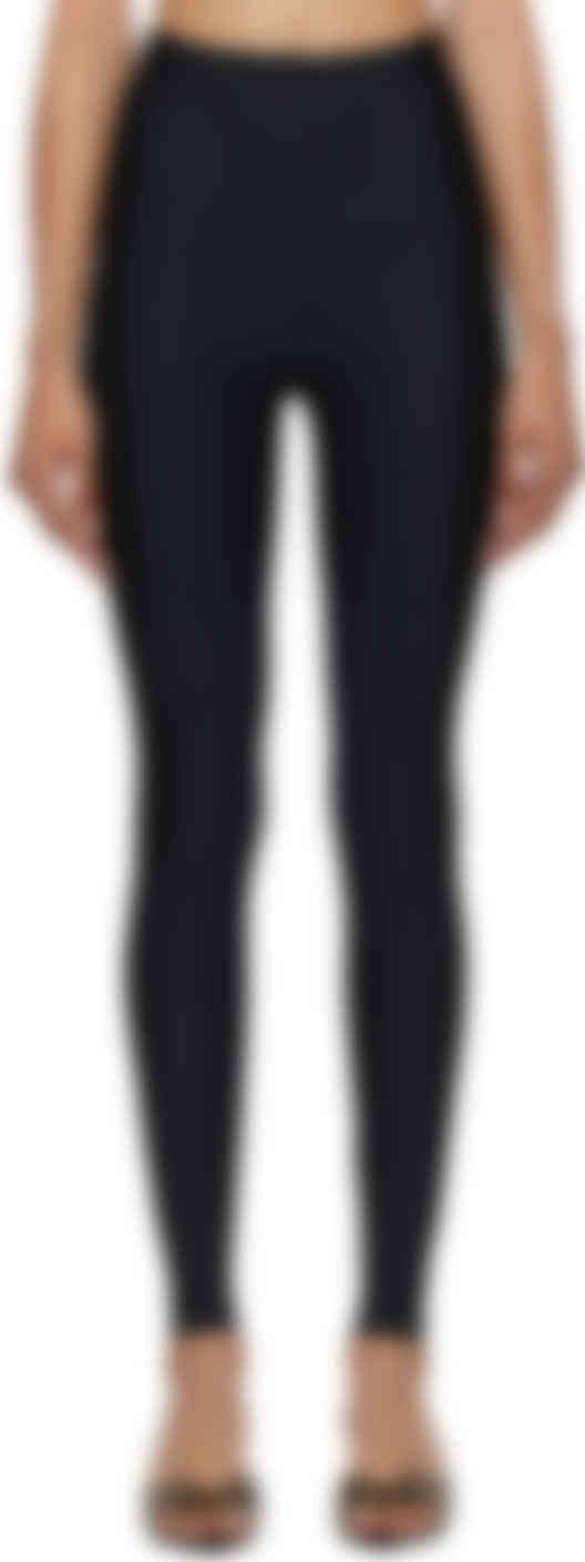 versace leggings black