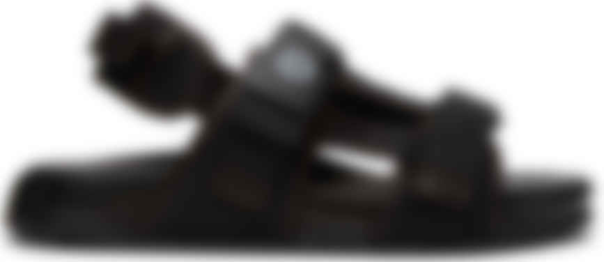 versace black sandals