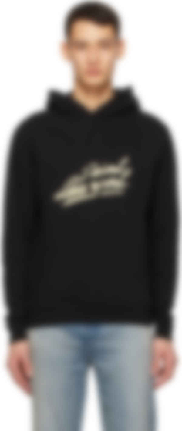 saint laurent signature hoodie