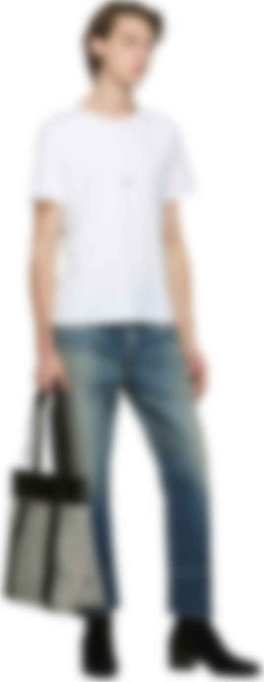 saint laurent suede jeans
