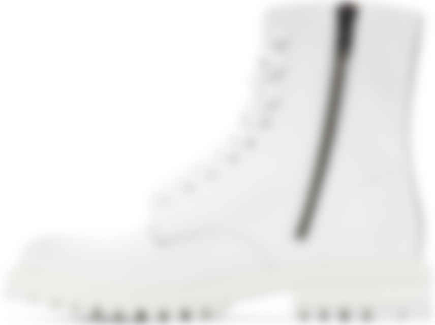 white lug sole boots