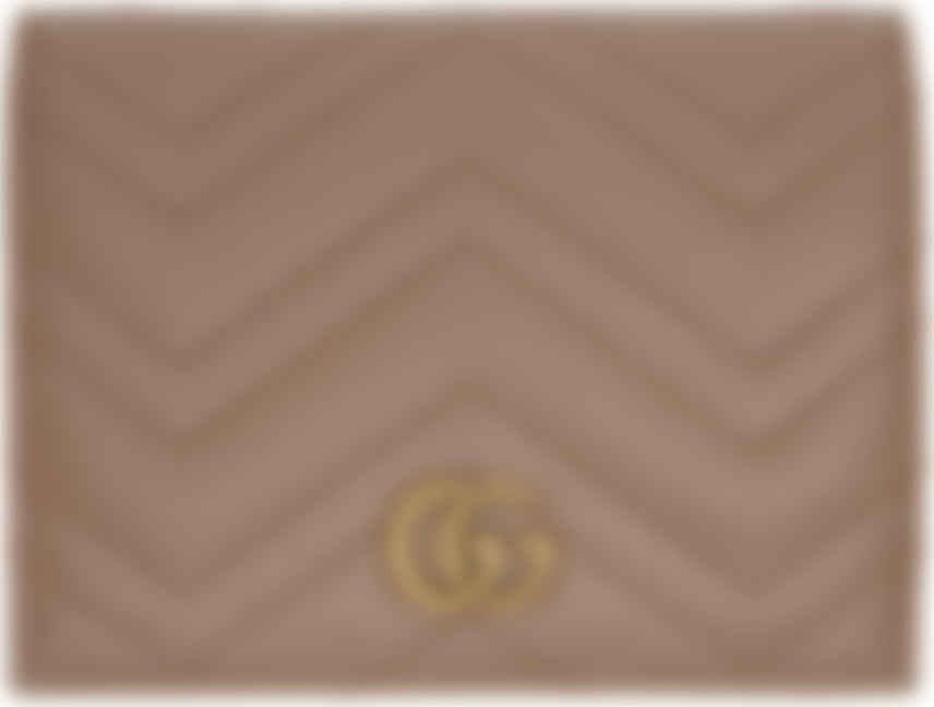 Gucci ピンク Gg Marmont カード ケース ウォレット Ssense 日本