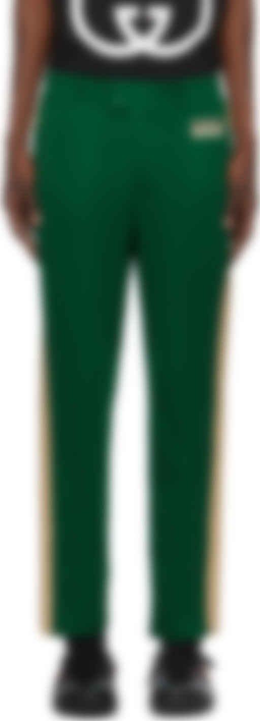 gucci sweatpants green