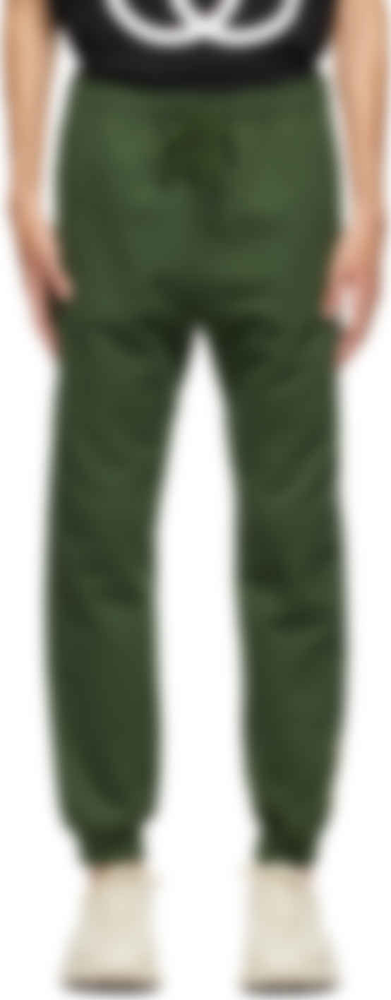 gucci sweatpants green and red