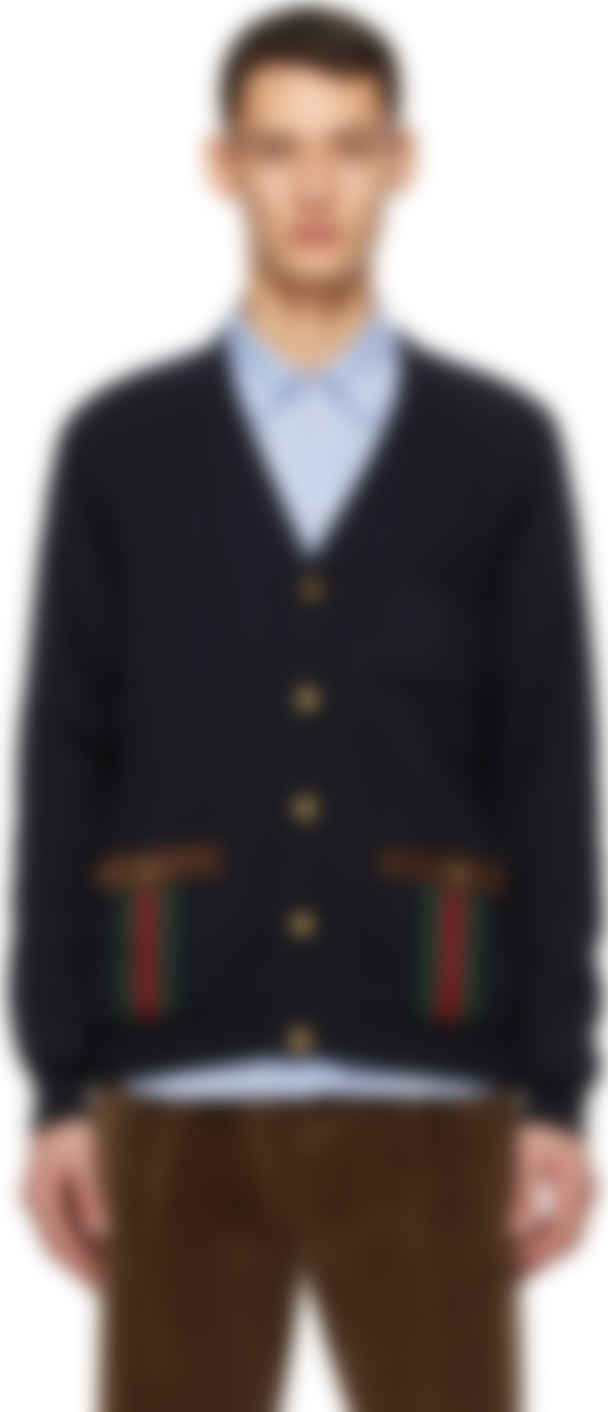 gucci web cardigan