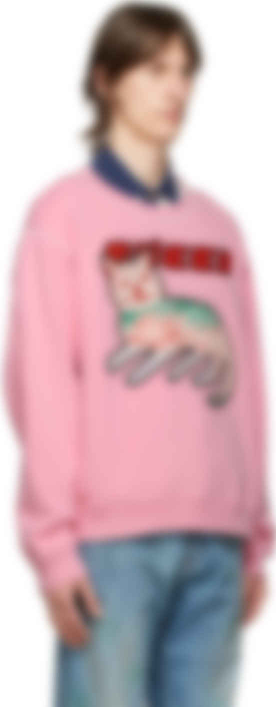 gucci pink pullover