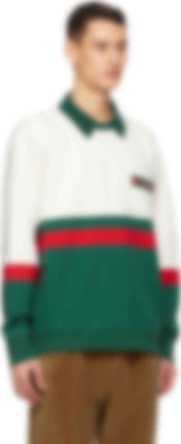 gucci stripe polo