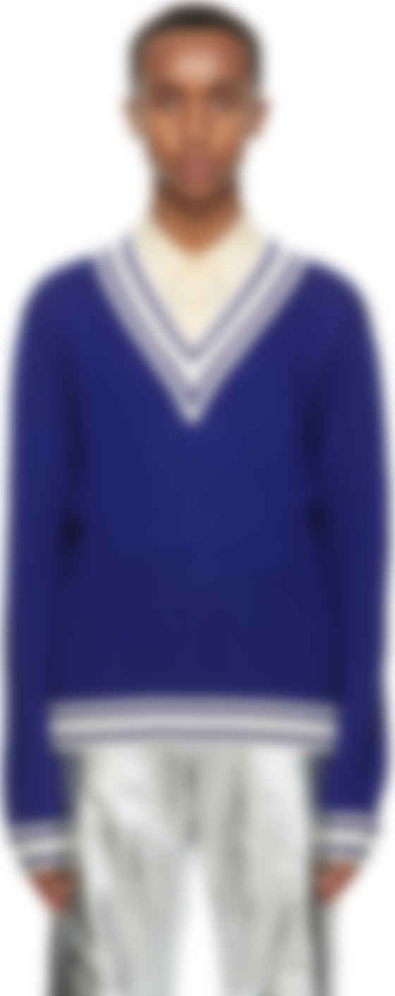 gucci v neck sweater