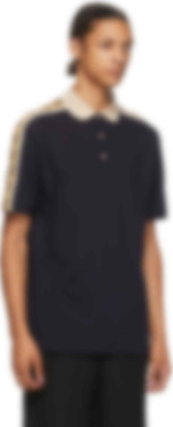 gucci navy polo