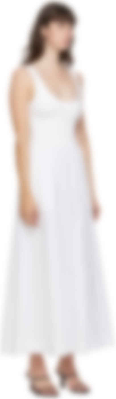 white tank maxi dress
