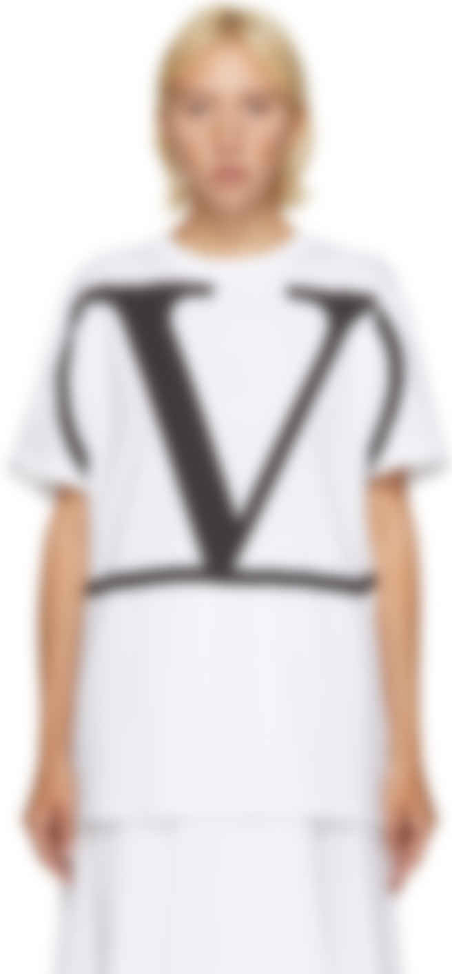 shirt with v logo