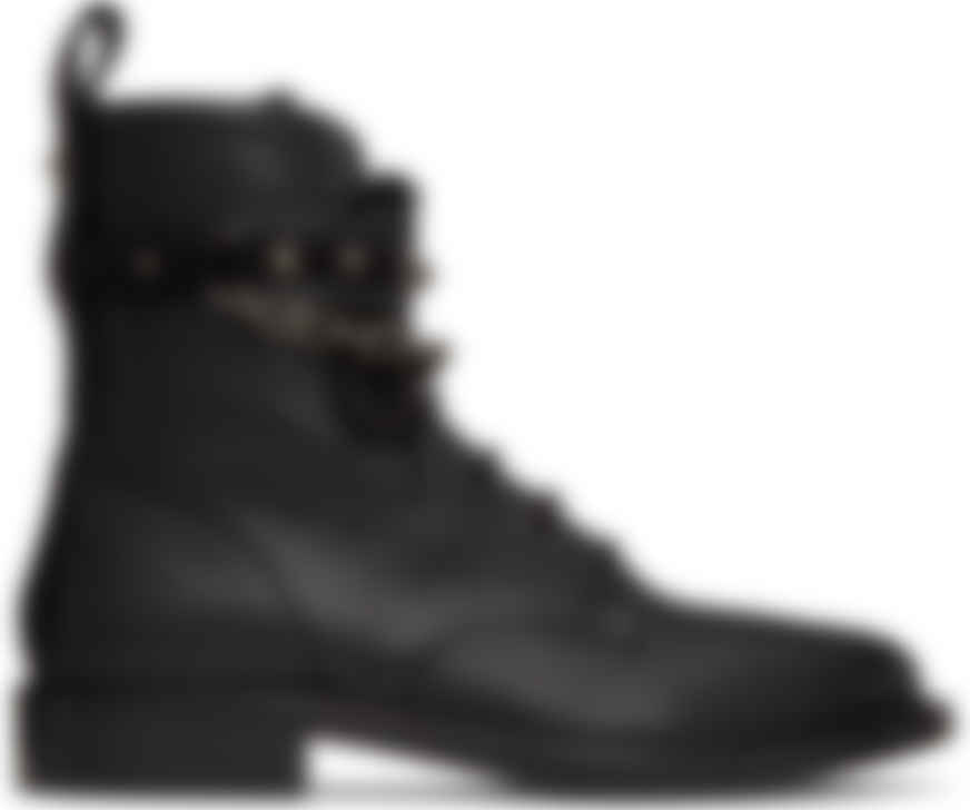 valentino black boots