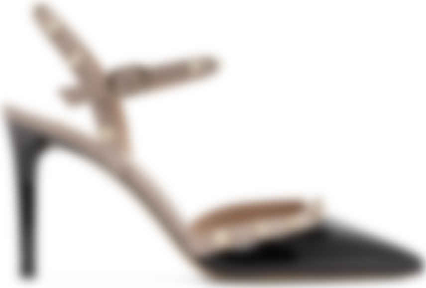 valentino rockstud slingback heels