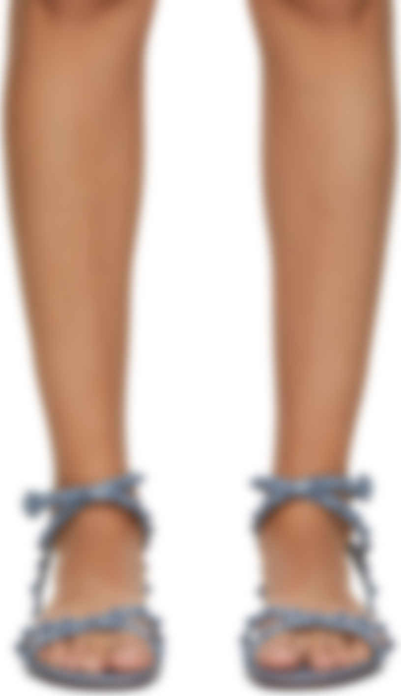 blue valentino sandals
