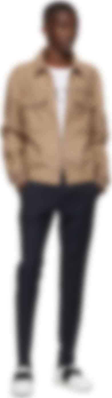 navy skinny trousers