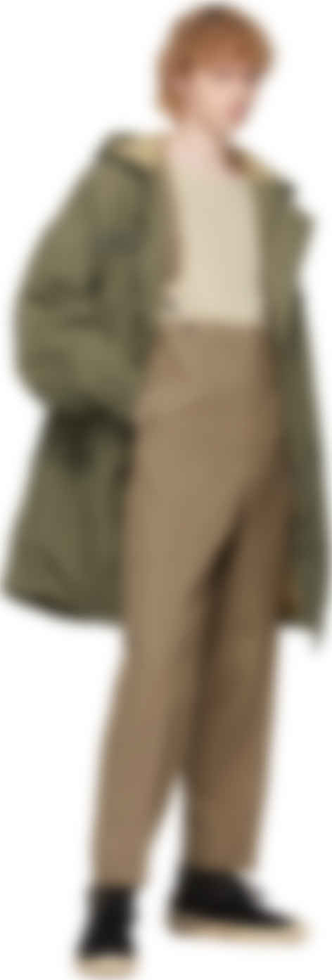 Visvim - Beige Wool Anton Suspender Trousers