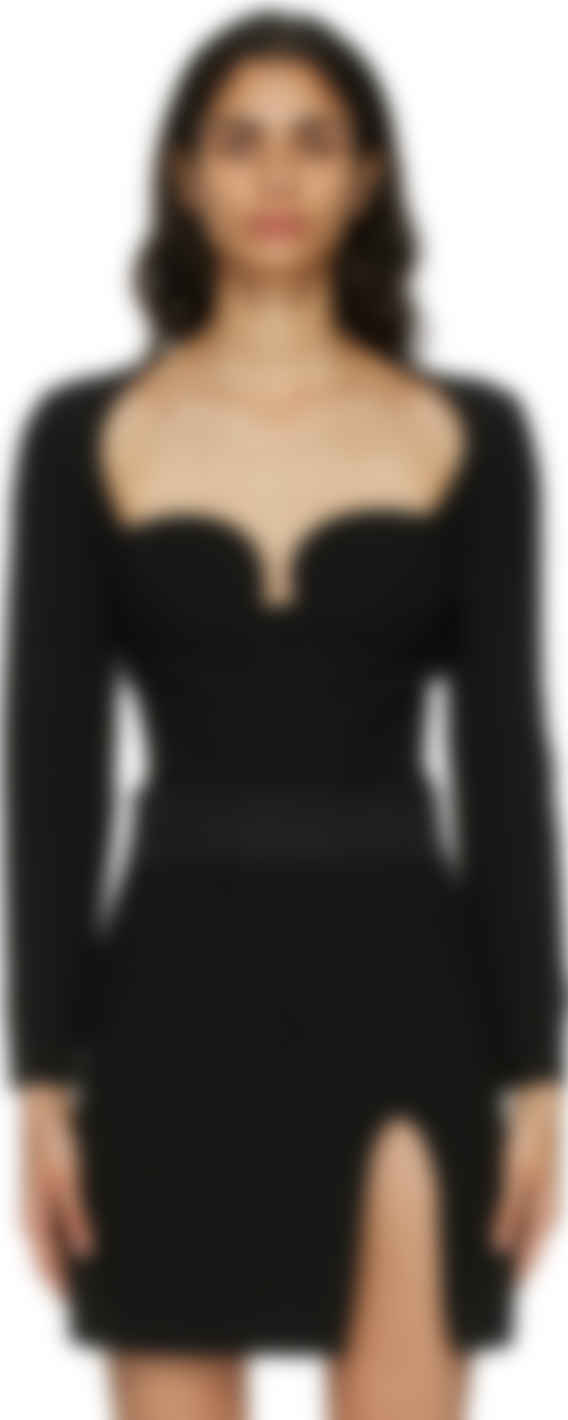 black bustier bodysuit