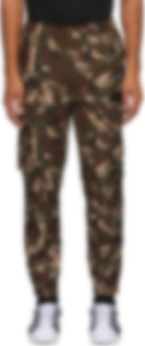 khaki camo cargo pants