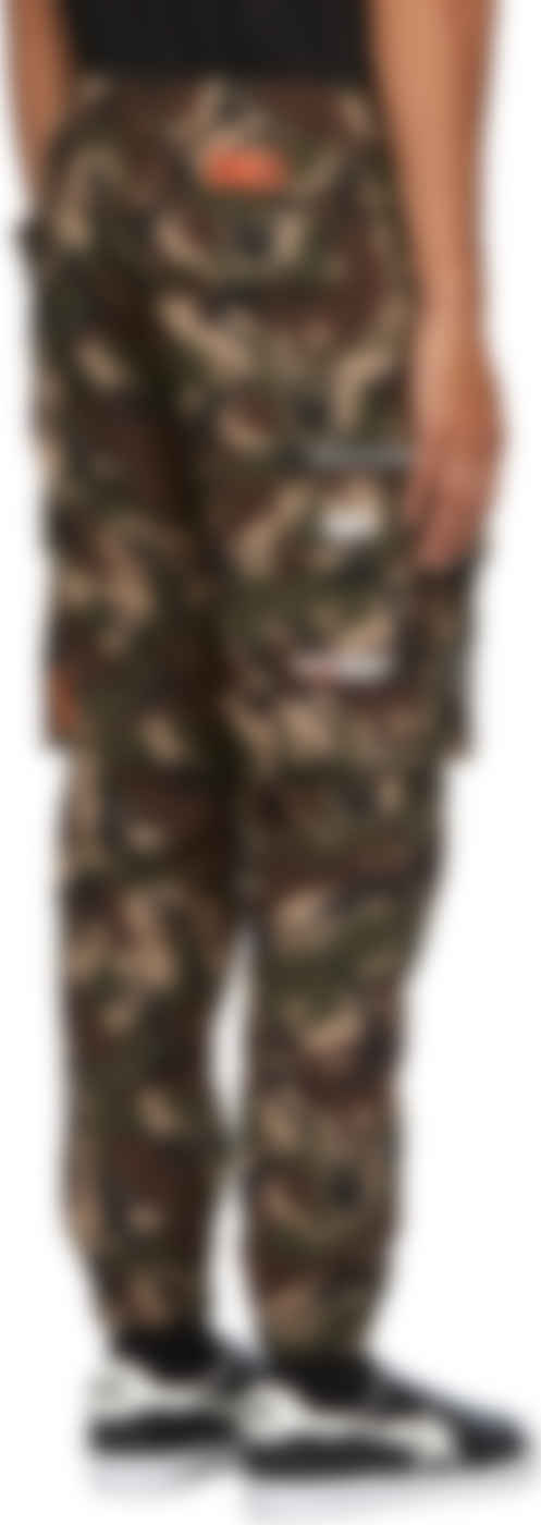 khaki camo cargo pants