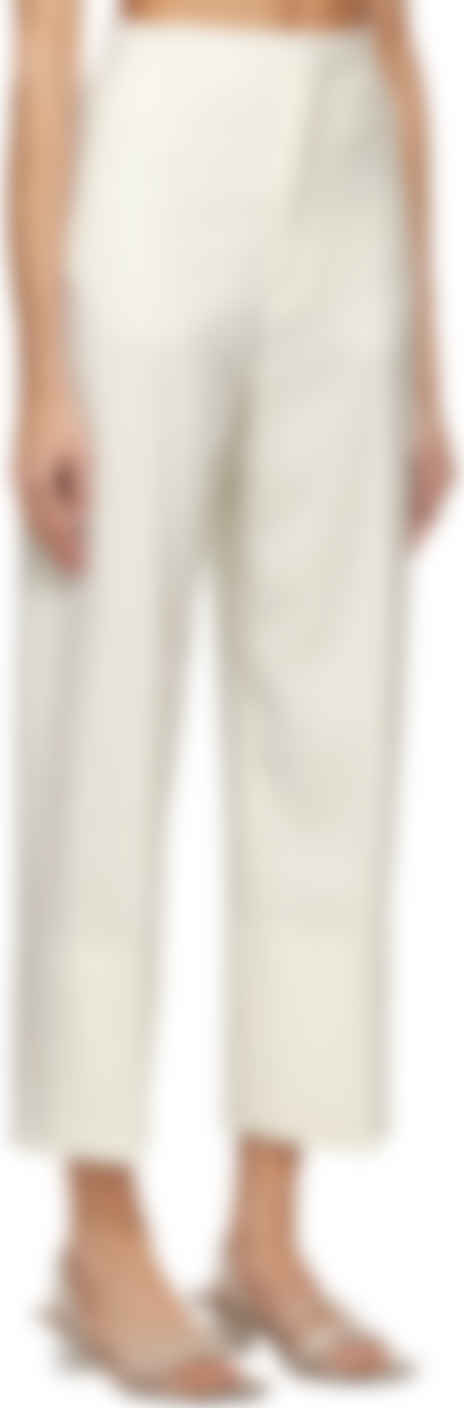 Off White Le Pantalon Santon Trousers By Jacquemus On Sale