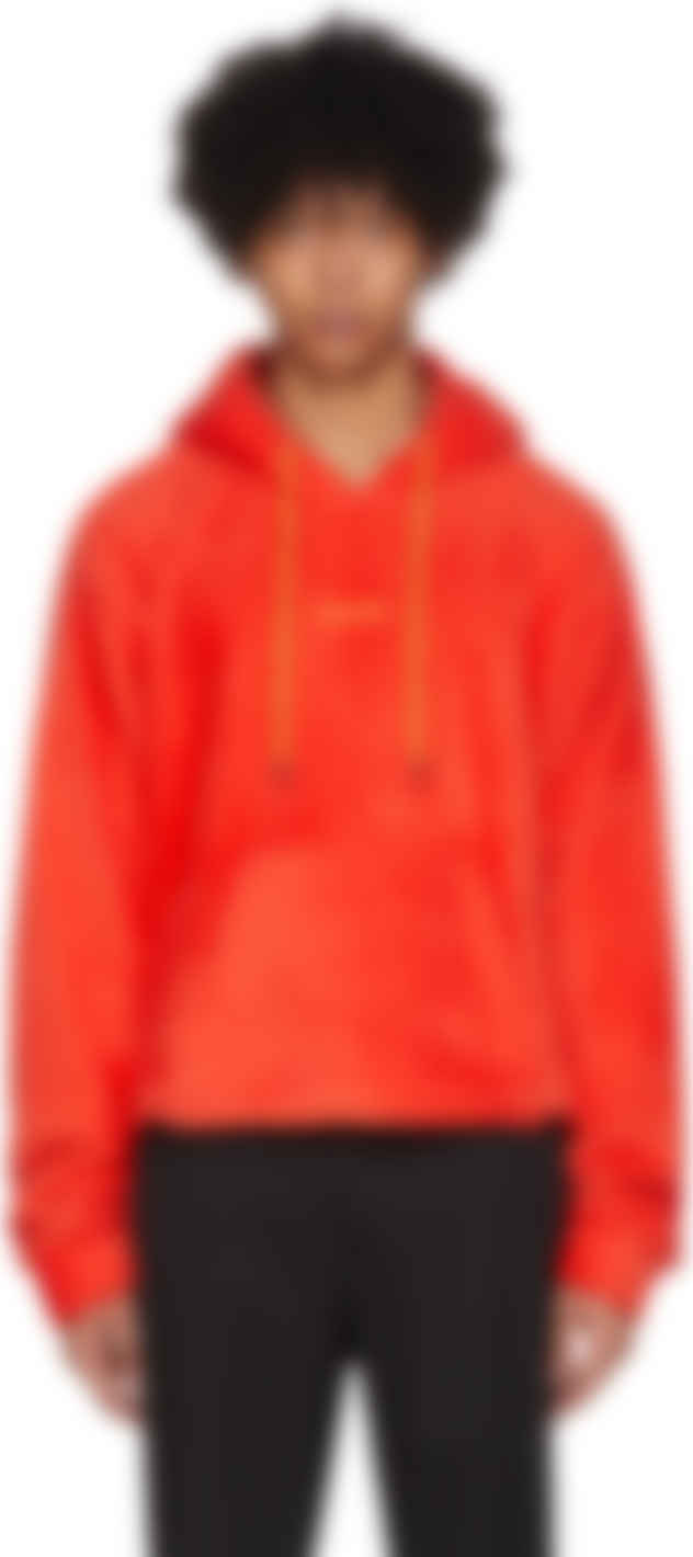 cropped hoodie red