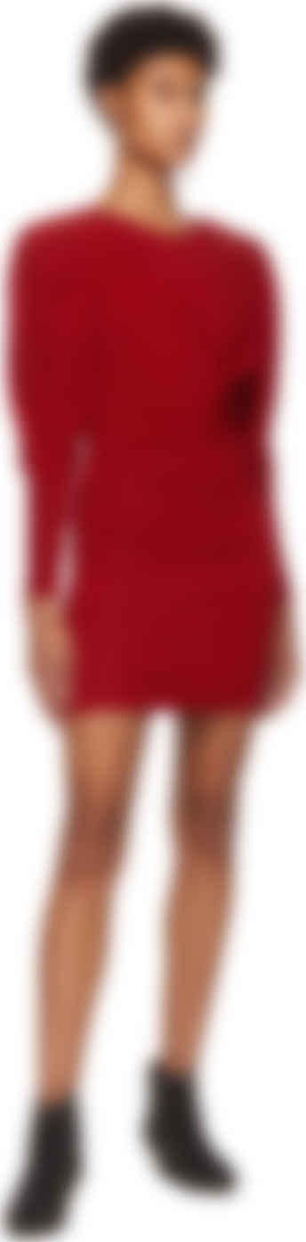 Efternavn Brudgom Mariner Red Ghita Dress by Isabel Marant on Sale
