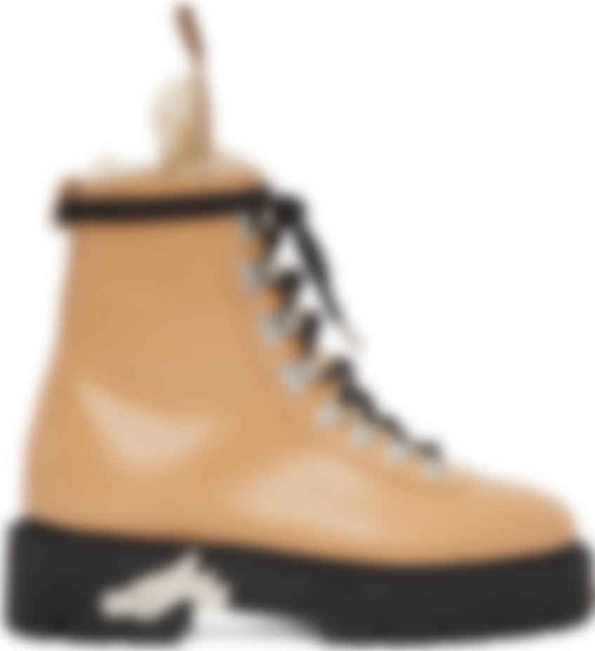 Beige hiking boots Clearance