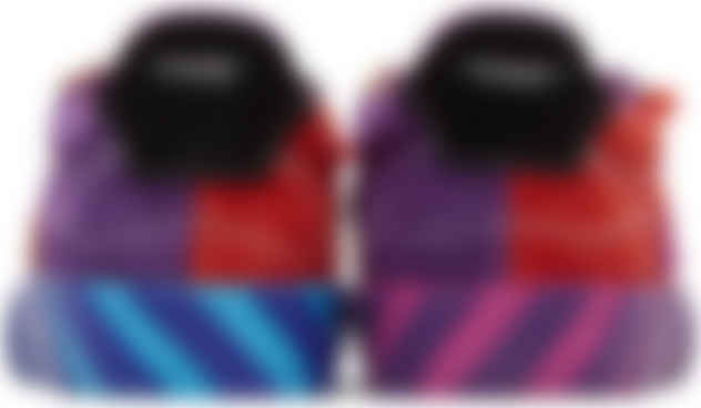 off white multicolor shoes