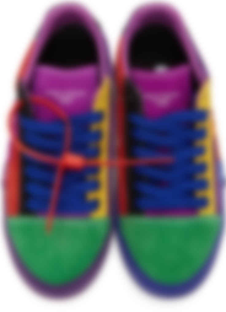 off white multicolor shoes