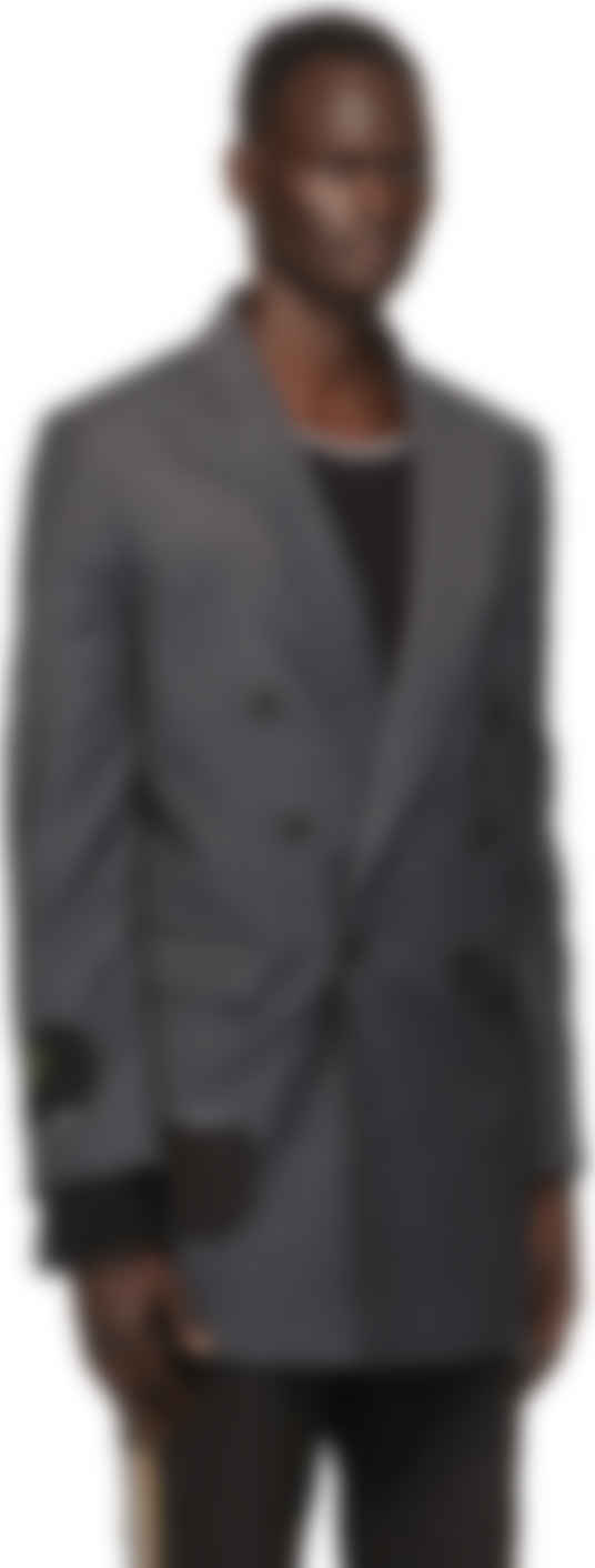 ssense blazer off white