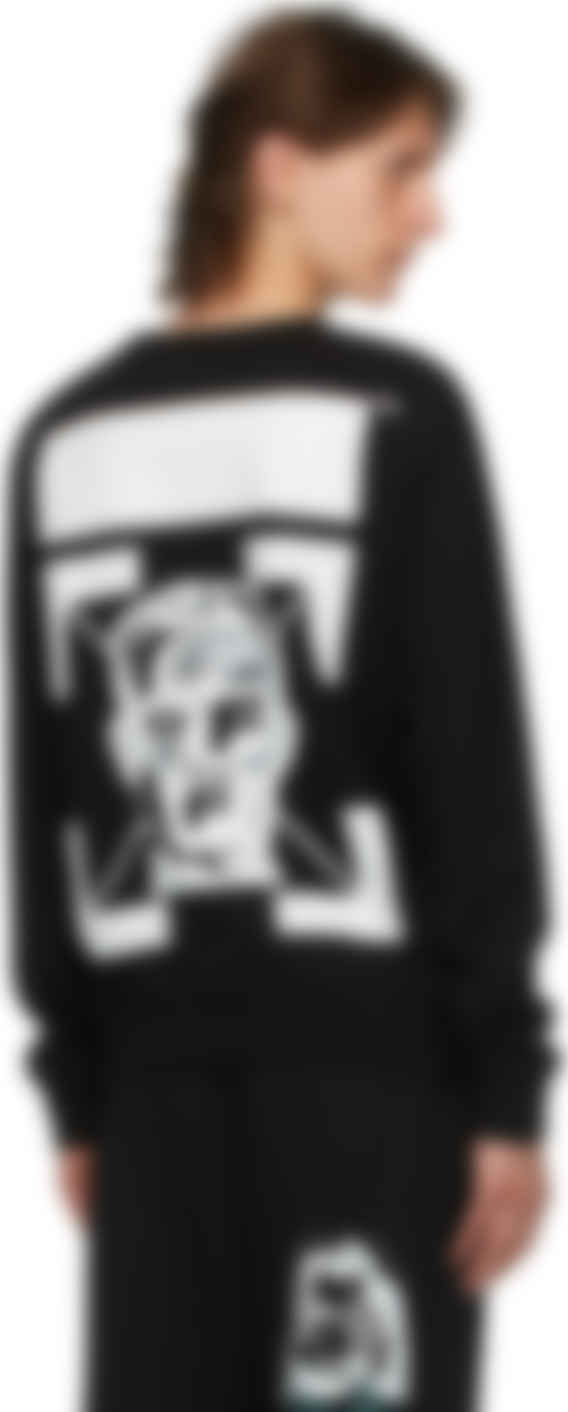 off white masked face sweatshirt