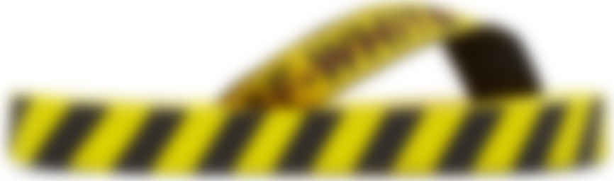 off white yellow sandals