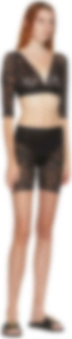 lace cycling shorts