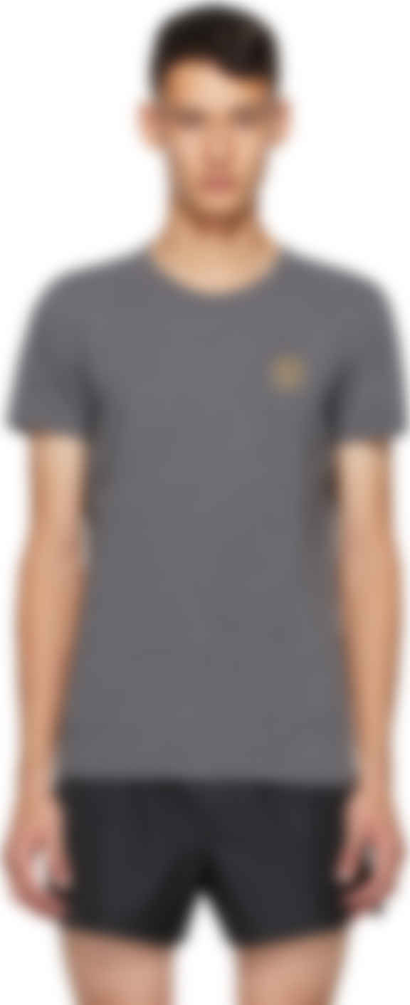 versace t shirt grey