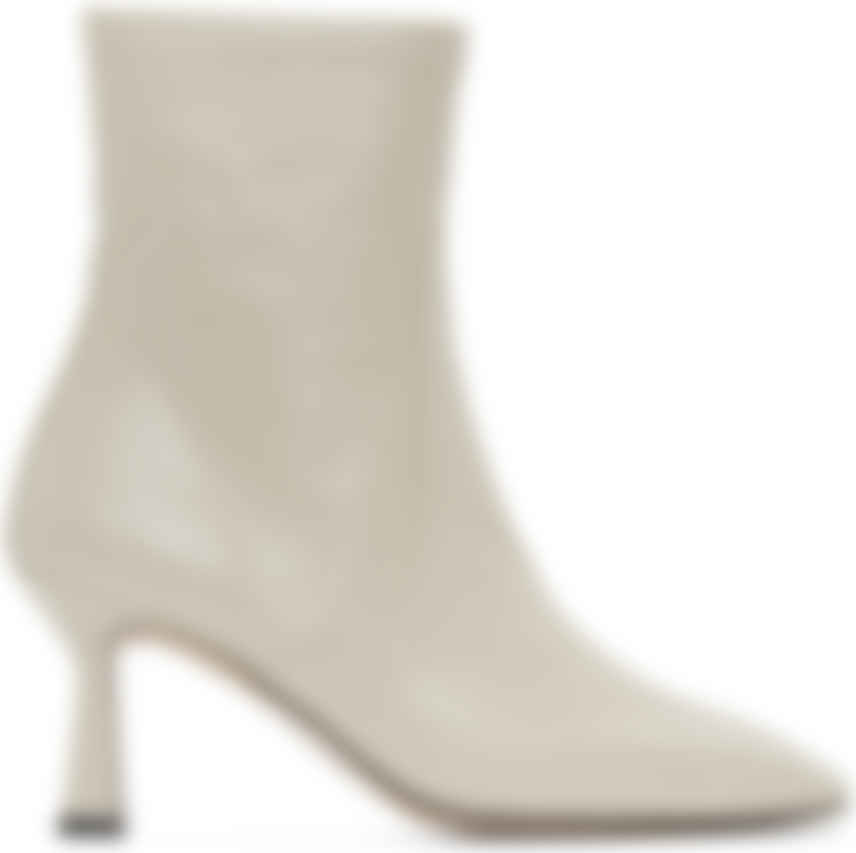 white leather stiletto boots