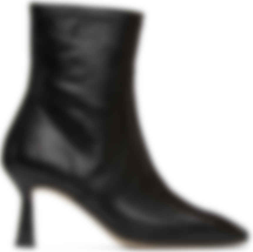 low stiletto boots