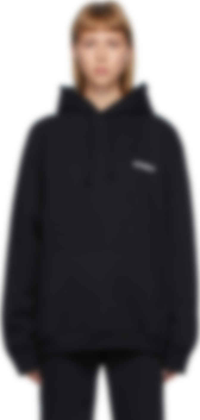 vetements embroidered hoodie